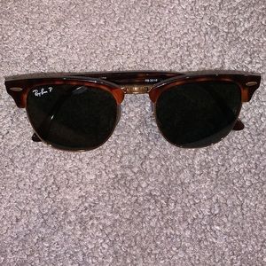 RAYBAN CLUBMASTER POLARIZED SUNGLASSES (RB 3016)